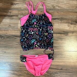 Girls Justice 2 piece swimsuit size 12